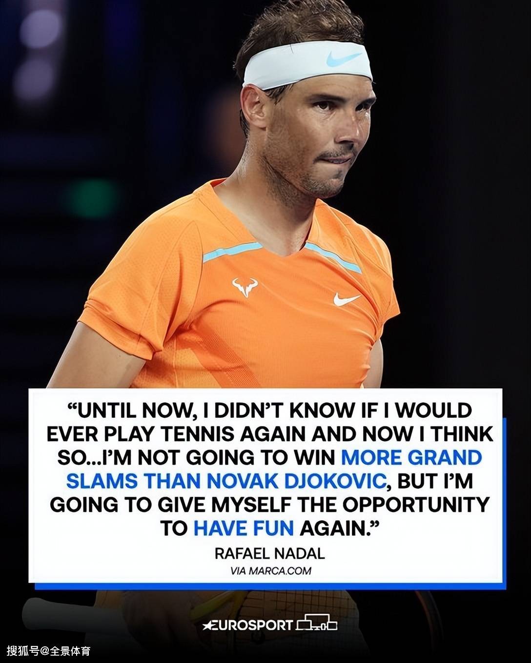 关于纳达尔回归赛场,回归赛场首场状态亮眼,勇士观众沸腾!的信息 关于纳达尔回归赛场,回归赛场首场状态亮眼,勇士观众沸腾!的信息